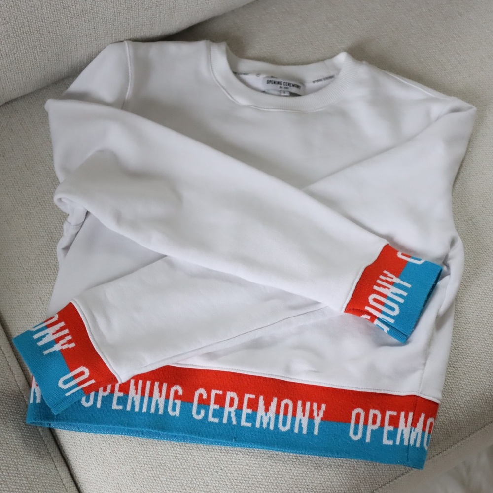 ❤️💙Open Ceremony Cropped sweatshirt